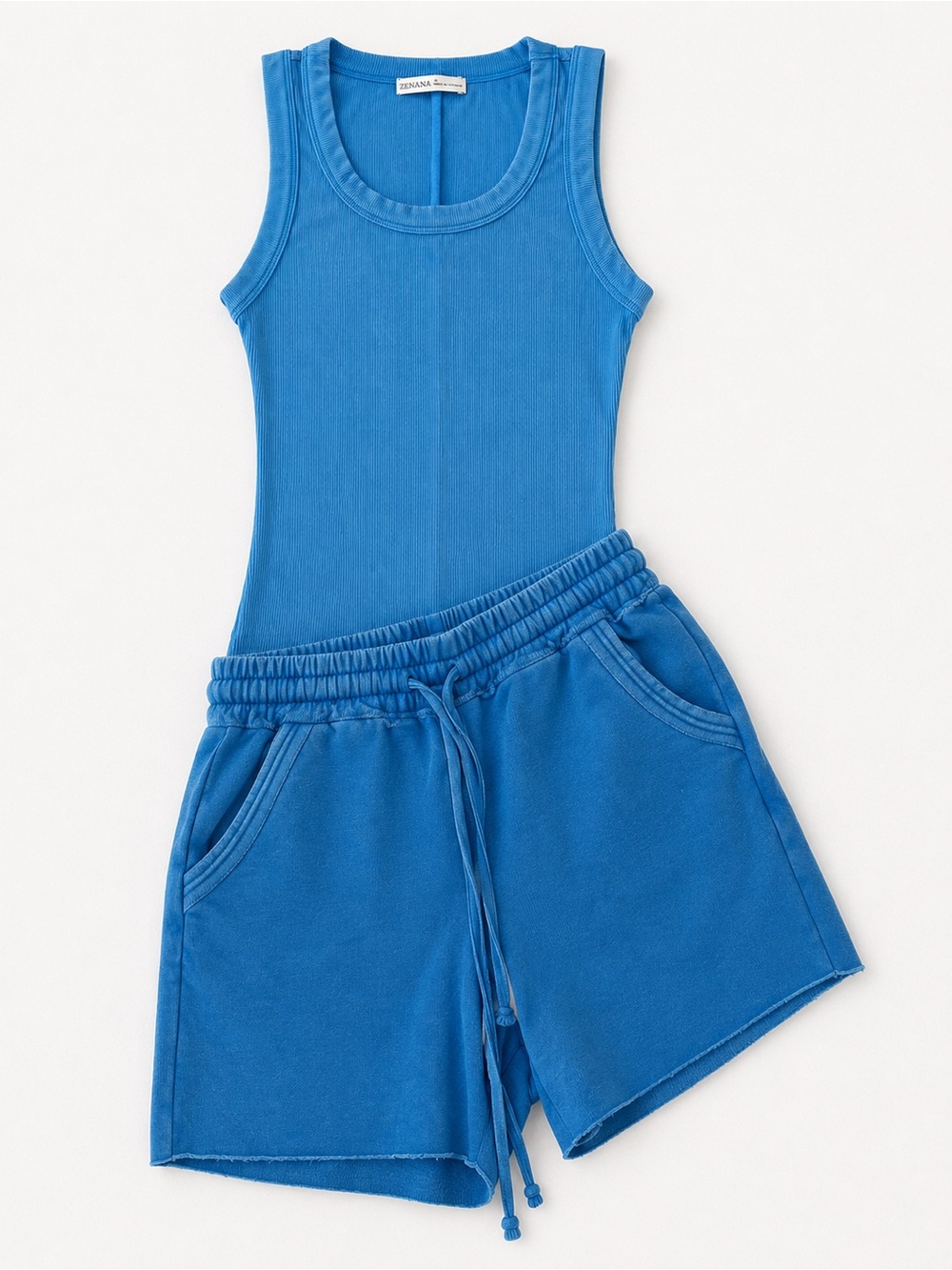 Zenana Acid washed set